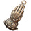 5Pcs Buddha-hand Messingsdesignad Ornameng 1