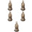 5Pcs Buddha-hand Messingsdesignad Ornameng 9