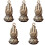 5Pcs Buddha-hand Messingsdesignad Ornameng 5
