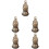 5Pcs Buddha-hand Messingsdesignad Ornameng 8