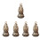 5Pcs Buddha-hand Messingsdesignad Ornameng 7