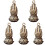 5Pcs Buddha-hand Messingsdesignad Ornameng 4
