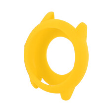 1Pc Yellow Silicone Watch Protective Case Durable Shockproof Cover