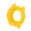 1Pc Yellow Silicone Watch Protective Case Durable Shockproof Cover 1