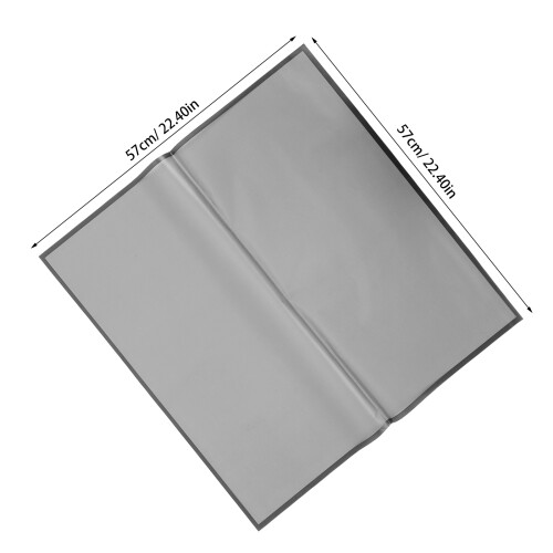 20 Ark Presentpapper 22,4x22,4 Svart Vattentät 2