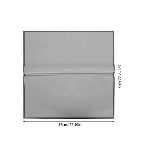 20 Ark Presentpapper 22,4x22,4 Svart Vattentät 1
