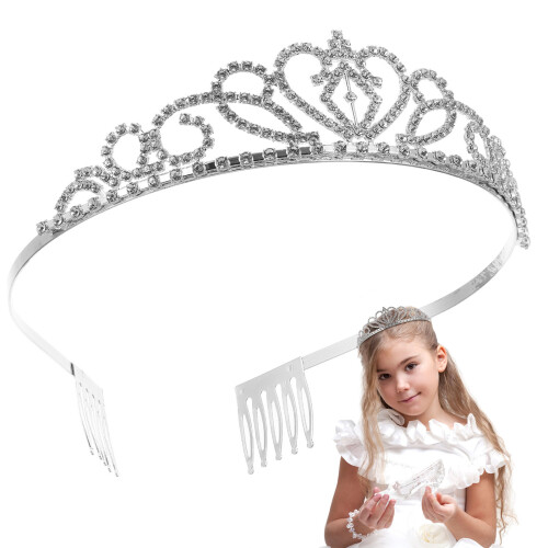4 Delar Bröllopsbrudens Tiara Med
