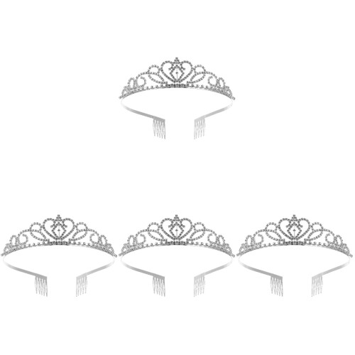 4 Delar Bröllopsbrudens Tiara Med 1