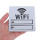 Wifi Lösenords Väggetikett För Hem Företag 4