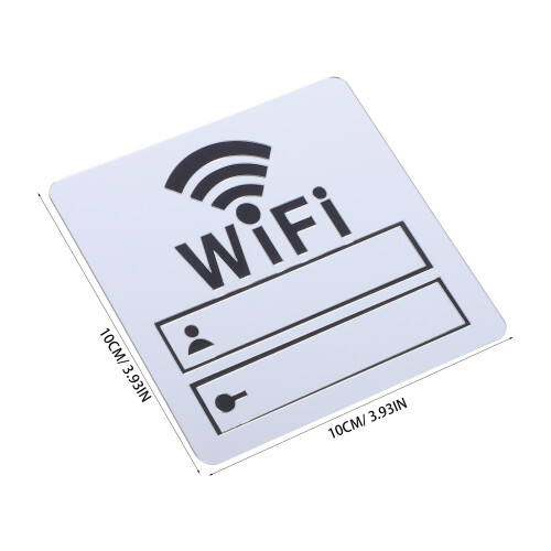 Wifi Lösenords Väggetikett För Hem Företag 2