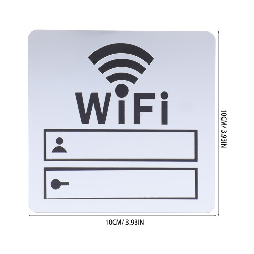 Wifi Lösenords Väggetikett För Hem Företag 1