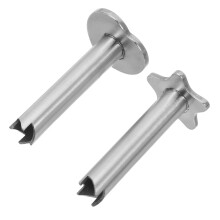 2St Handmatige Kokosopener Rvs Preciese Gatmaker Compact En Sterk