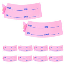 100Pcs Medicinska Id Armband För Vuxna Äldre Sjukhus Säkerhetsband