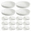 200Pcs Pappersmugg Engångslock 8 Cm Rifflat Kant För 1