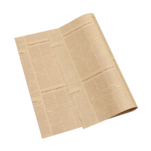 40 Ark Vintaget Brunpapper Med Bukettblommor För Presentpapper