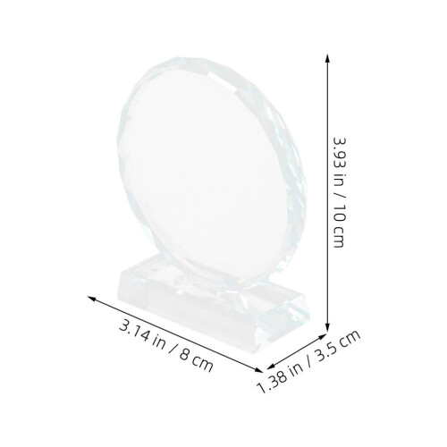 Crystalglas Pris Cup För Skrivbord Sport 1