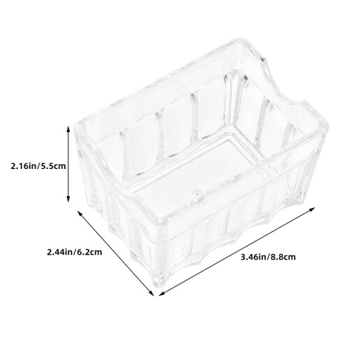 Transparent Acrylsockerförpackningshållare För Och Te 2