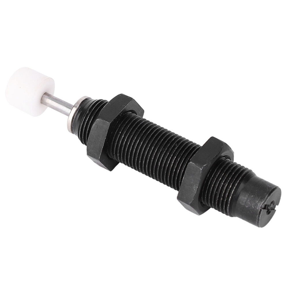 M12 X 10Mm Stroke Oil Pressure Shock Absorber For Pneumatic Cylinder, Black 9341363387881
