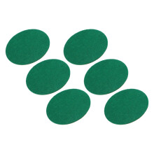 6Pcs Självhäftande Air Hockey Spadlar, Ersättningsdelar, Gröna