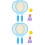 2 Set Barns Badmintonracket Träning Ute Fritid 8