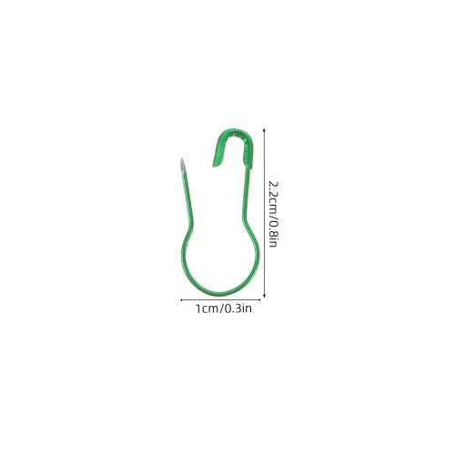 100Pcs Gourd Säkerhetspärlor Av Virkmaskmarkörer Päronformade 2