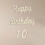 1Sats Beige Träskylt Baby 100 Design 4