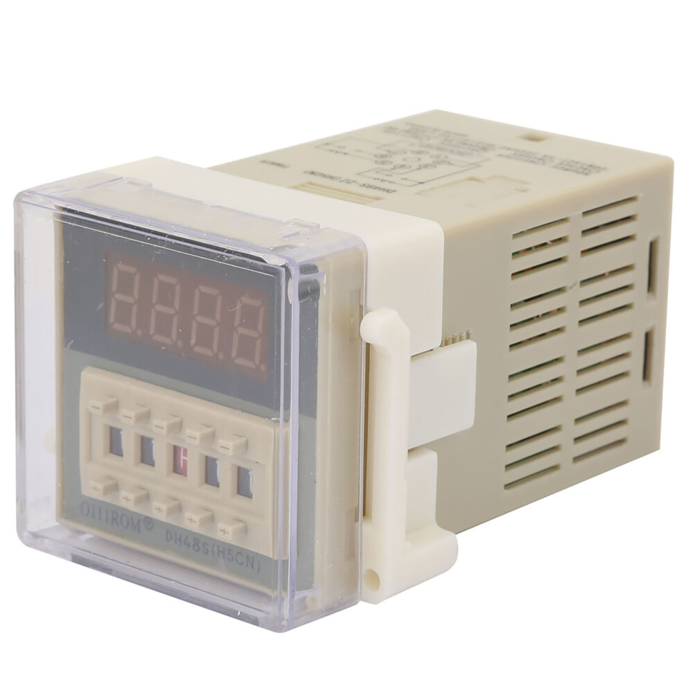 O111rom Dh48s-2Z Digital Timer Relay 0.01S-99H99m, 8 Pins, 24Vac/Dc 8211363389073