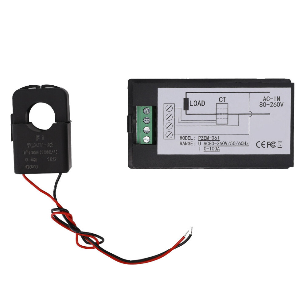 Multifunction Digital Power Monitor Voltage Current Energy Meter Pzem-061 8371363388077