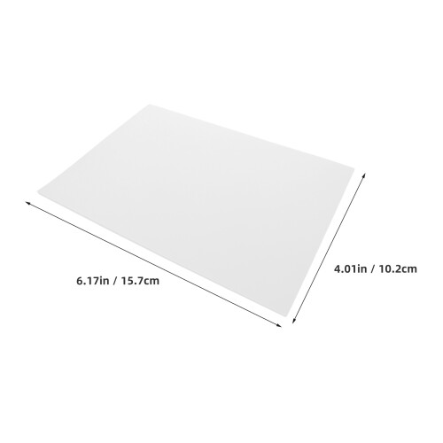 100Pcs Matta Plastiska Bokfodral För Dokument 1
