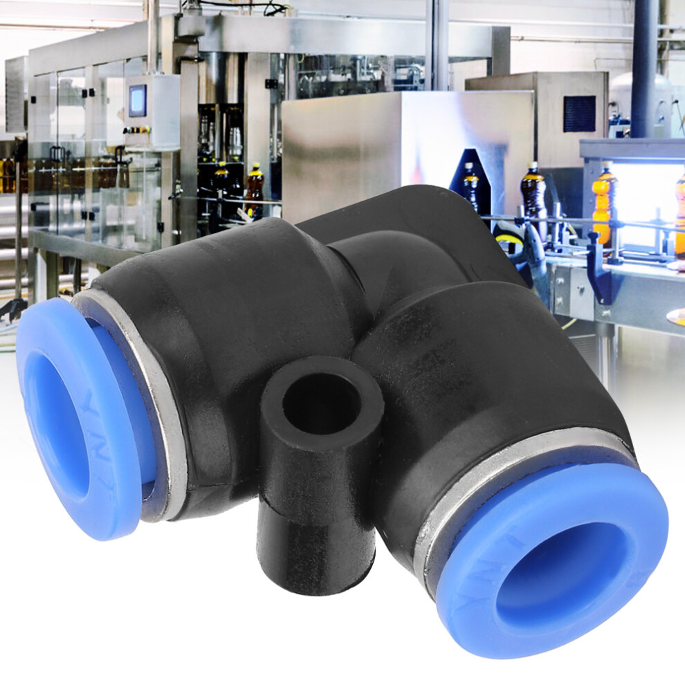 10 Units Plastic 8Mm Push Fittings Equal Elbow Pneumatic Air Hose Pv-8 9311363387860