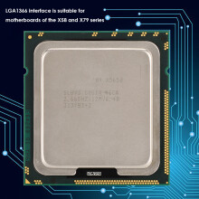 High-Performance Xeon X5650 6C/12T 2.66GHz CPU with LGA1366 Socket