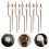 5 Set DIY Klockvisare Bytbar Enkel Montering 8