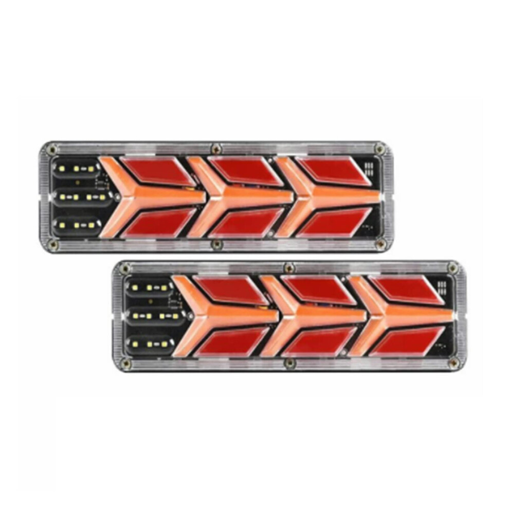 Rear Tail 2Piece 12/24V 30 Cm For Truck Trailer Turn Signal Reverse Running Lamp Light 9067246995751