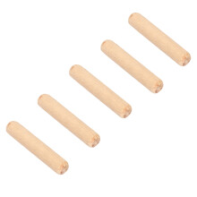 Round Wooden Dowel Pins 1 Pack Fluted Craft Use 10 x 50mm Robust & Easy to Use