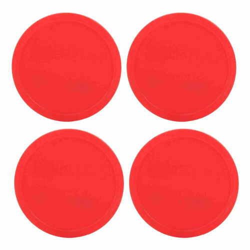 4 Pcs Plastic Air Hockey Pucks - Replaceable for Table Game Equipment (L) 2