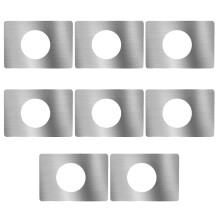 8 Unidades Placas Cubreagujeros Puerta Refuerzo Pomo