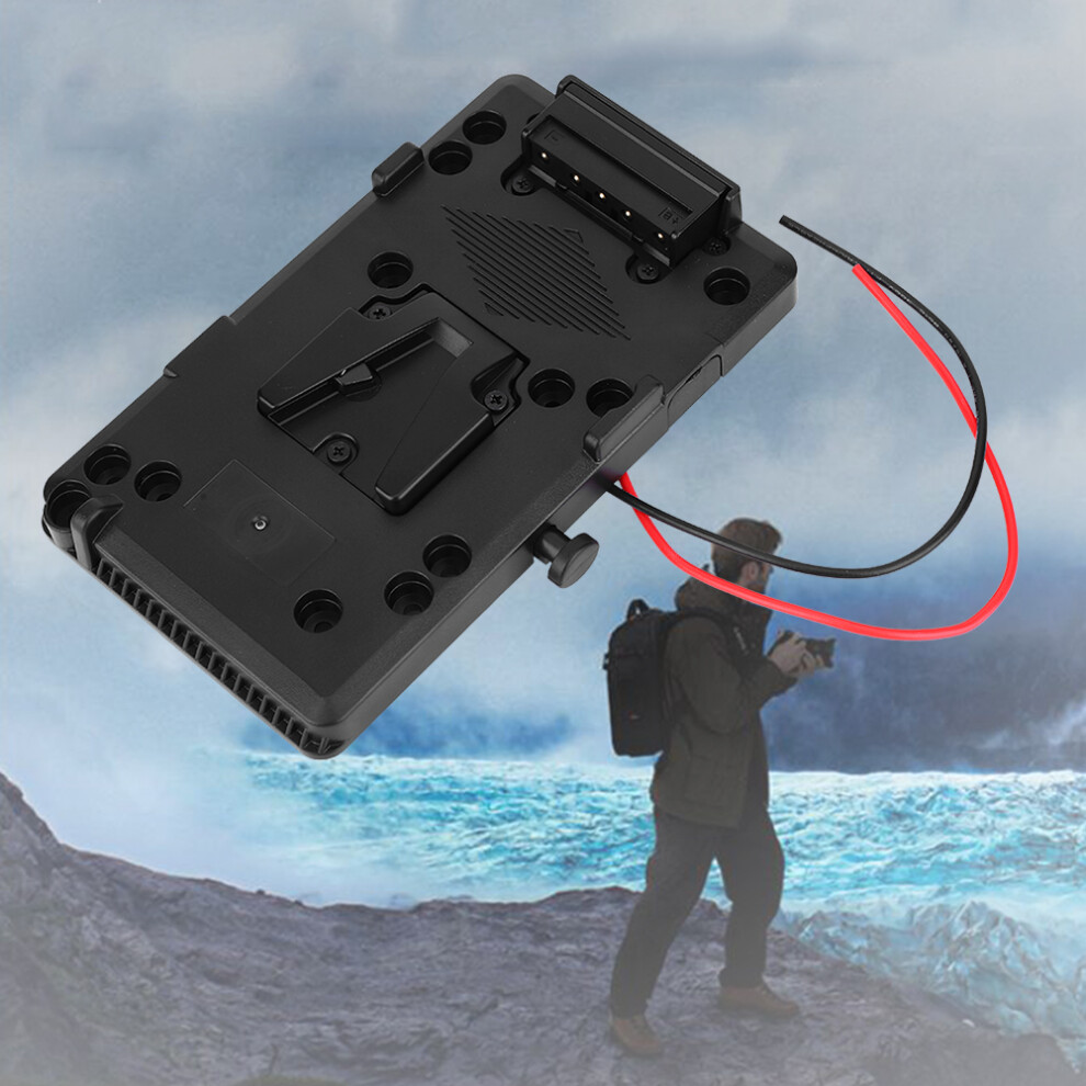 Camcorder Battery Back Pack Plate Adapter For Sony V Mount Systems Black 7601363391311