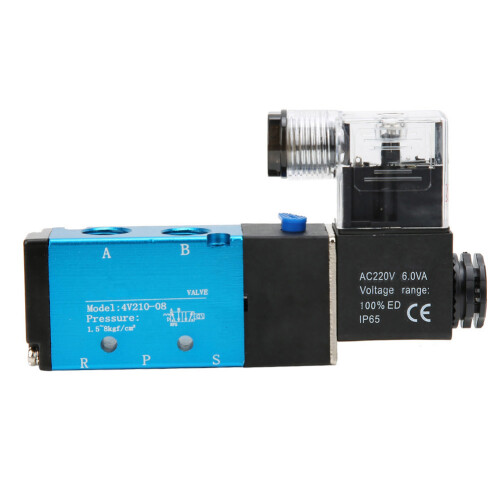 4V210-08 2P5W Magnetventil PT1/4in 6VA 1