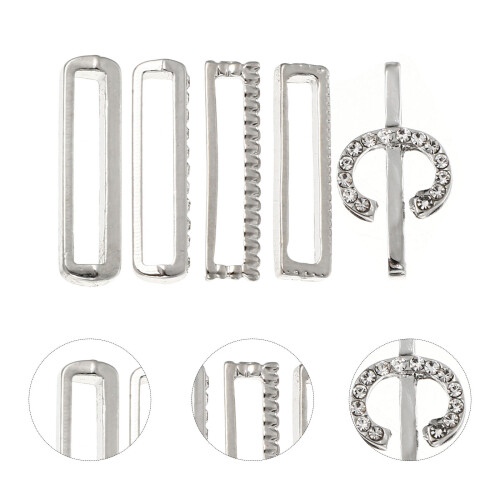 5St Zinklegeringscharms Ringslängar Kompatibla 38 Mm 2
