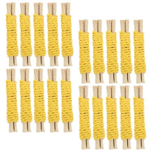 20Pcs Bunny Chew Toys Smådjurs Bambustavar Molarleksaker