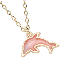Dolphin Form Halsband Anhängare Halsdekoration