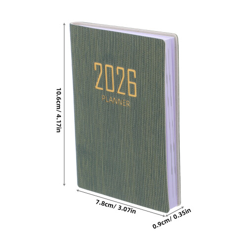 Pocketkalender 2026 Veckoöversikt För 1
