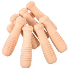 8St Avtagbara Trähandtag För Kökskärl Trädgårdsverktyg Beige