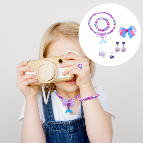 1 Set Barn Ring Örhängen Armband Halsband Set ( ) 1