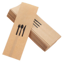 300 Pcs Bestickningspåsar: Kraftpapper, Engångs, Fettbeständiga