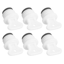 6Pcs Varmvattenflaska Tätningsskruv Lufttät Gummilock Läckagesäker