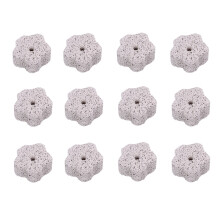 12Pcs Mineral Grinding Chew Toys Light Grey for Hamster Rabbit