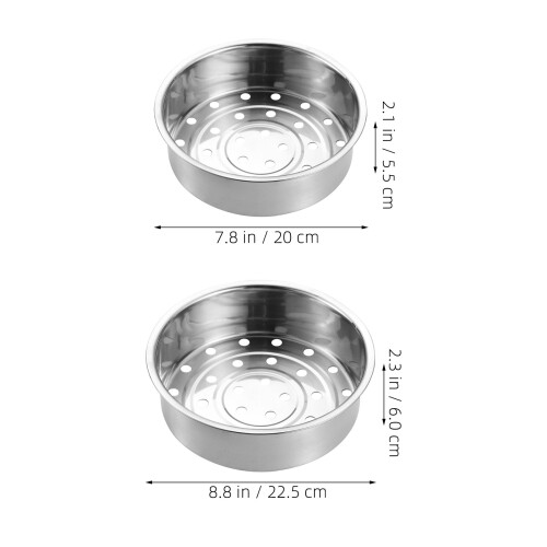 2St Stympkorg: 20 Cm 22,5 Cm Rostfritt 1
