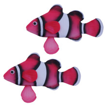 2St Klownfisk Svävande Akvariumsdekoration Realistisk
