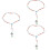 3Dels Korsspänne Halsband Korskedja 8